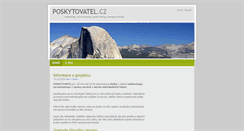 Desktop Screenshot of poskytovatel.cz