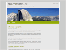 Tablet Screenshot of poskytovatel.cz